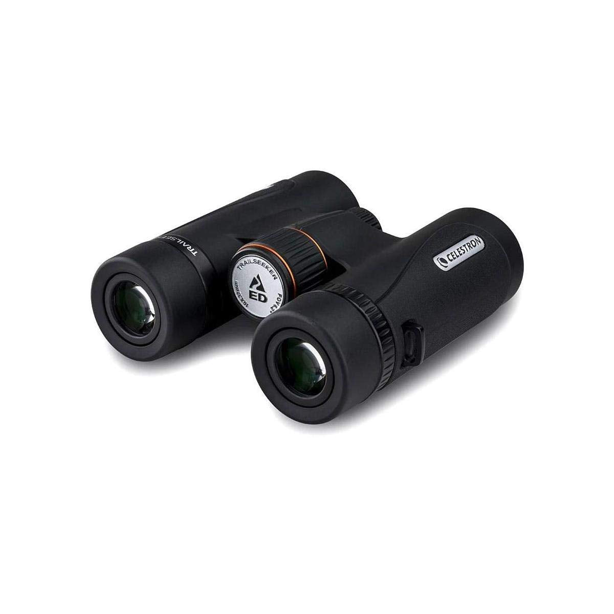 Celestron 71403 TrailSeeker ED 10 x 32 Roof Prism Binocular, Fully Broadband Multi-Coated Lens, BaK-4 Prism Glass, Black