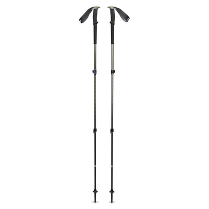 BLACK DIAMOND Trail Trekking Poles (Pair) | Lightweight Aluminum Hiking Poles | FlickLock Adjustable Shafts | All-Season Stability & Comfort | Iron Red