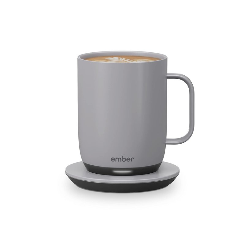 Ember Temperature Control Smart Mug 2, 14 Oz, App-Controlled Heated Coffee Mug with 80 Min Battery Life and Improved Design, GrayModel