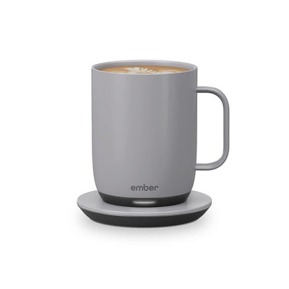 Ember Temperature Control Smart Mug 2, 14 Oz, App-Controlled Heated Coffee Mug with 80 Min Battery Life and Improved Design, GrayModel
