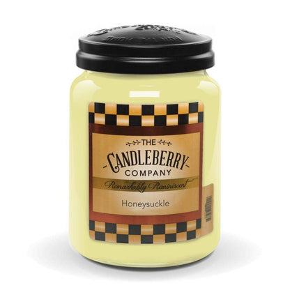 Candleberry Candles | Honeysuckle Candle | Best Candles on The Market | Hand Poured in The USA | Highly Scented & Long Lasting | Large Jar