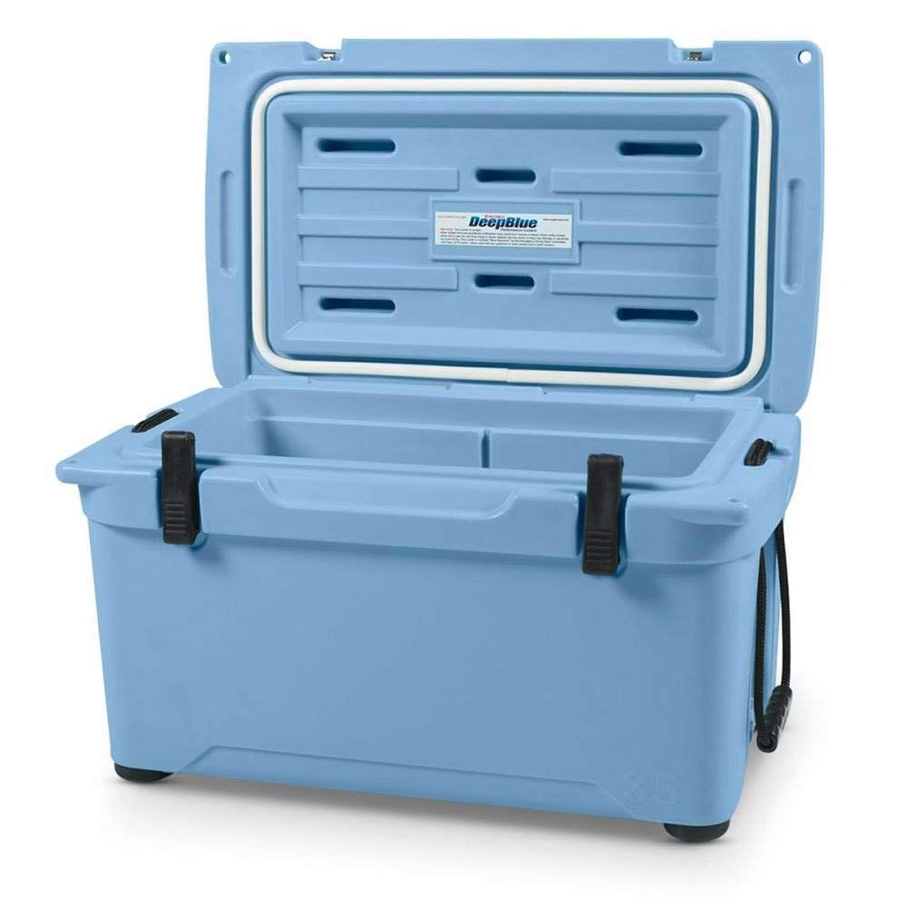 Engel Coolers ENG35 Cooler | 36 Can High Performance Durable Seamless Rotationally Molded Ice Box for Camping, Hunting, and Fishing - Blue