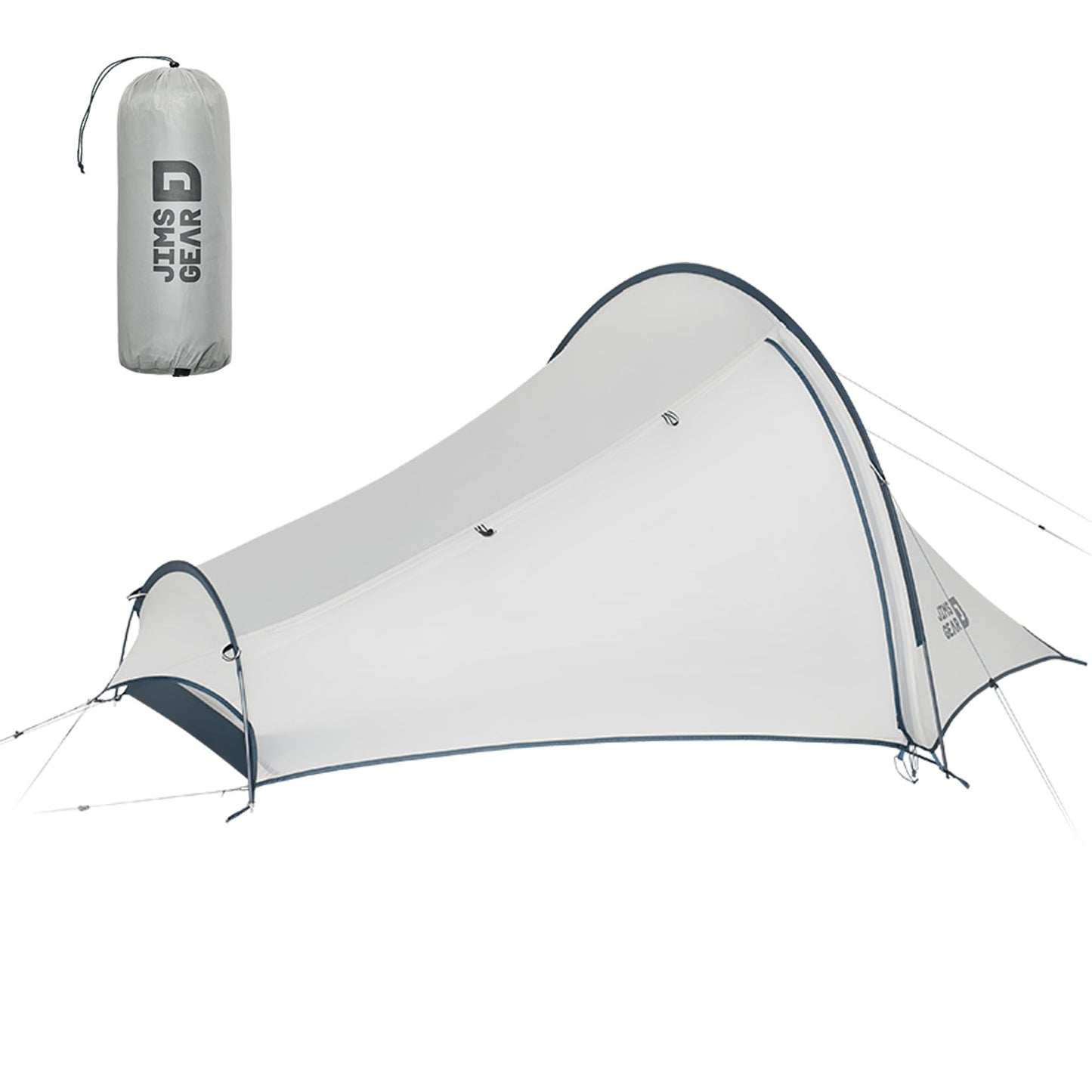 Naturehike Ultralight Solo Tunnel Tent - 1/2 Person Waterproof Tent with Lightweight Aluminum Pole, for Camping, Backpacking, Hiking, Hunting, Biking, Mountaineering, Easy Setup (1 Person)