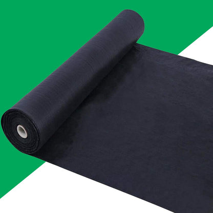 Kdgarden Premium 5oz Pro Weed Barrier Landscape Fabric Ground Cover Heavy Duty Commercial Anti-Weed Gardening Mat, 7ft x 200ft, Black