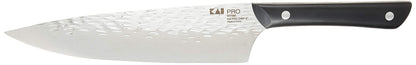 Kai PRO 6" Chef’s Knife, Hand Sharpened Kitchen Knife for Professional and Home Chefs, Japanese AUS6M Stainless Steel Blade, Full-Tang POM Handle, NSF Certified