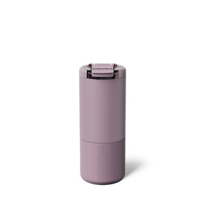 BrüMate Strova 18oz 100% Leakproof Insulated Coffee Mug | Ceramic-Lined Interior | Built-In Silicone Sleeve for Travel | Locking Flip Lid (Lilac Dusk)