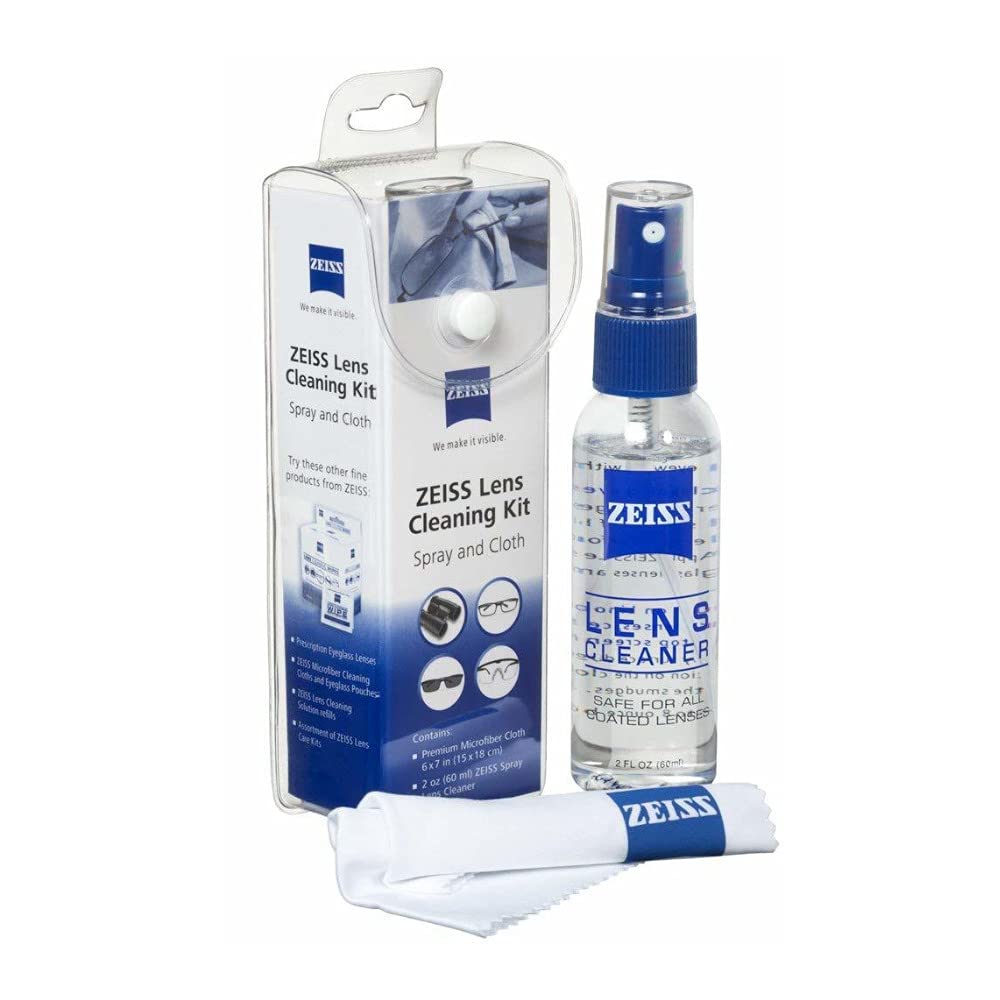 Zeiss Terra ED 10x25 Pocket Binoculars (Black) Bundle with Zeiss Spray and Microfiber Lens Care Kit (2 Items)