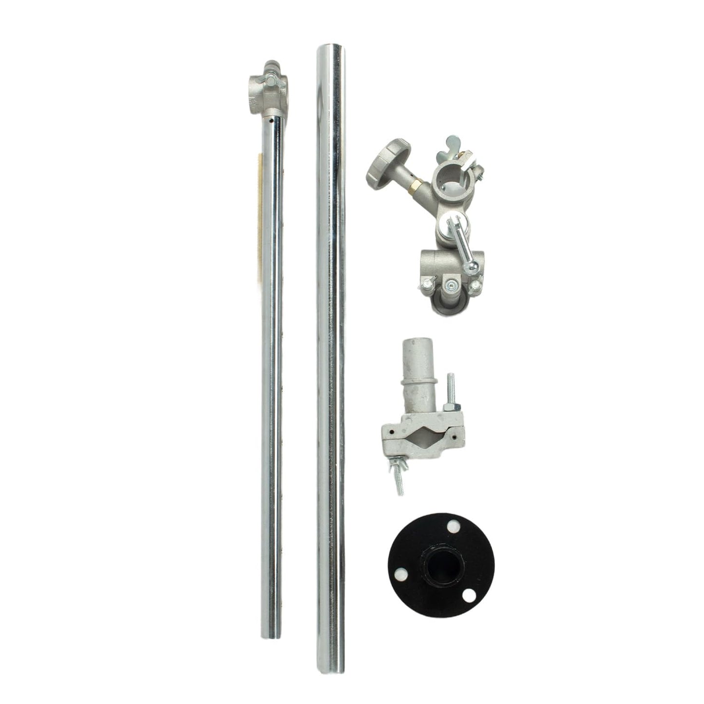 Welding Torch Holder Support Mig Tig Gun Holder WIth V-Clamp Mountings for Gas Torch Cutting Machine, Positioner Turntable, Horizontal Bar 500mm(19.68in), Vertical Bar 600mm(26.6in)