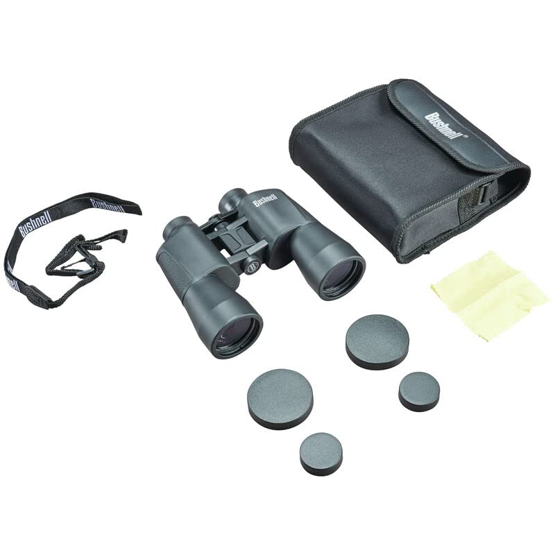 Bushnell Powerview 12x50 Wide Angle Binocular, Black