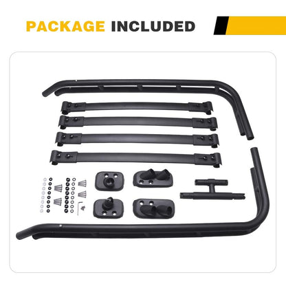 EZREXPM Roof Rack Basket Fit for Toyota 4Runner 2010-2024 Rooftop Cargo Basket Extra Bars Luggage Carrier