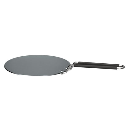 Tramontina Utsava 12-Inch Tri-Ply Clad Stainless Steel Ceramic-Coated Dosa Tawa, Non Stick Tava Pan for Roti, Crepe Pan, Comales para Tortillas, Pancake Griddle, Nonstick Flat Skillet