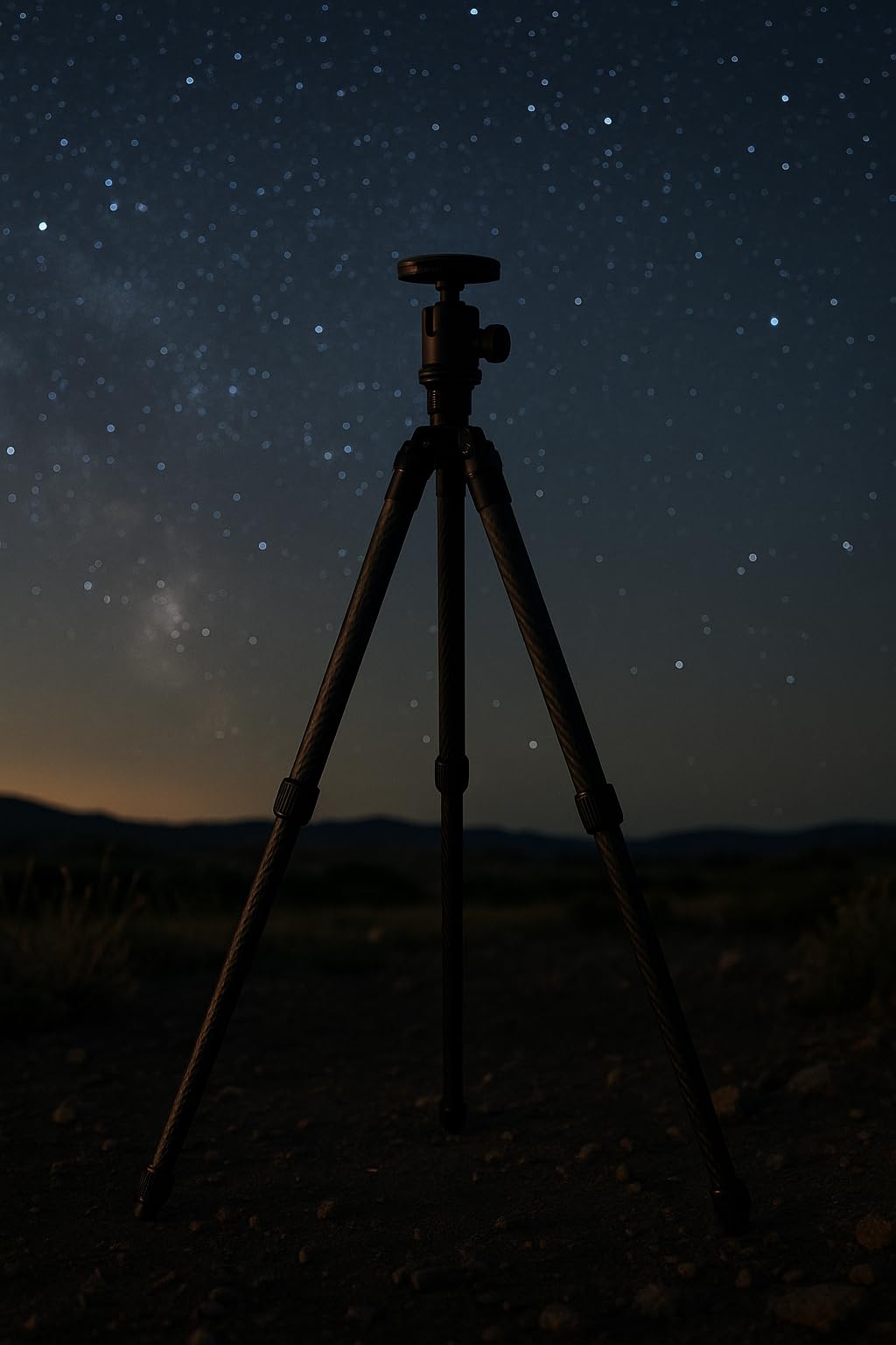 AC044 3-Section Carbon Fiber Tripod for Vespera Telescope, Black