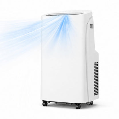 Coolblus Portable Air Conditioners 14000 BTU, Wi-Fi Smart Portable AC Unit for Room Up to 650 Sq.Ft, 3 in 1 Quiet AC with Cool/Dehumidify/Fan, Remote Control, Auto Swing, White-14000BTU-WIFI
