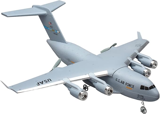 RC Plane2 Channels Remote Control Airplane RTFRC Airplane C-17Remote Control Plane for Kids Adults Beginner (2CH)
