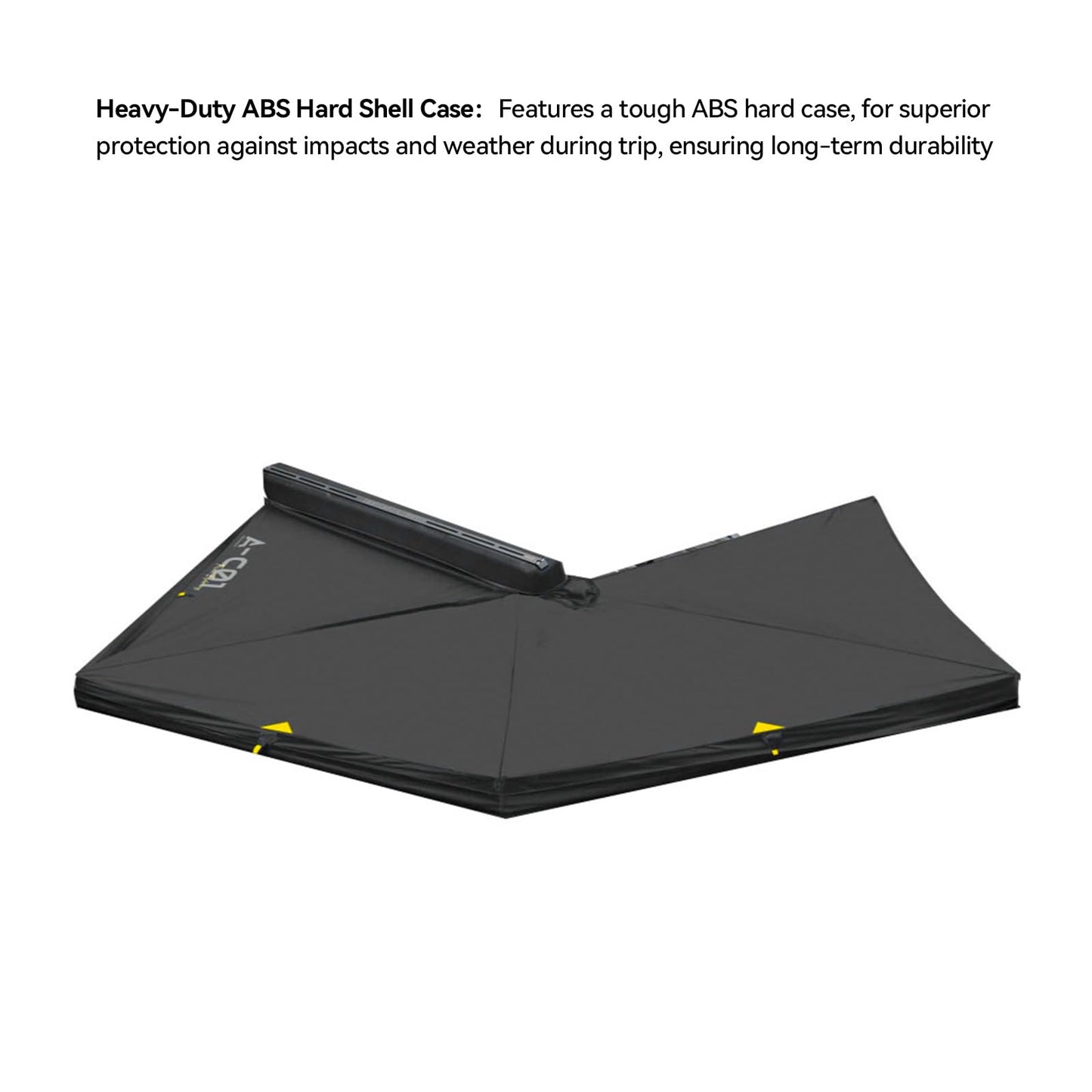 Hard-Shell Litewing 270° Car Awning Driver Side (Left Side) - Heavy Duty Aluminum Frame, One Person Setup, UV Protection, LED Light Strip for Camping, Overlanding, Off-Road