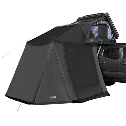 Overland Vehicle Systems XD Everest Annex Room Roof Top Tent Extension - Black Body Grey Trim (XD Everest Annex Room 2 Person)