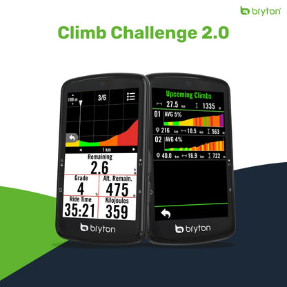 Bryton Rider S810 3.5 Inch Color Touchscreen GPS Bike/Cycling Computer, 50H Battery Life, Offline Maps & Navigation, Advanced Climb Challenge 2.0, Live Tracking (Rider S810E (Device Only))