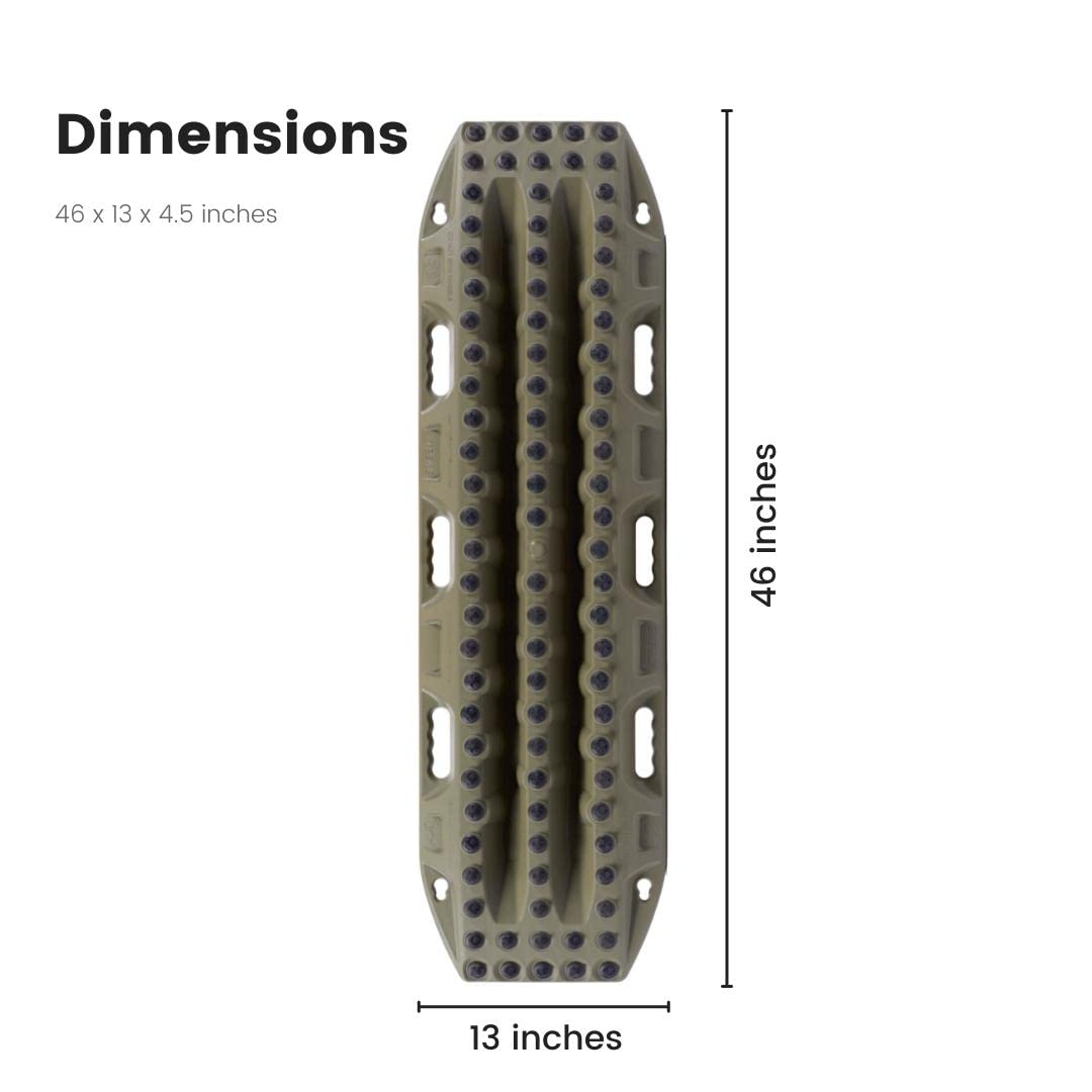 MaxTrax Xtreme Vehicle Recovery Boards (Olive Drab)