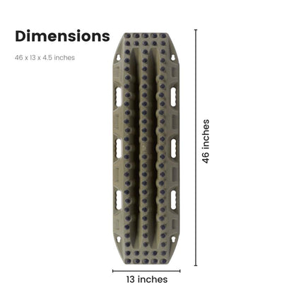 MaxTrax Xtreme Vehicle Recovery Boards (Olive Drab)