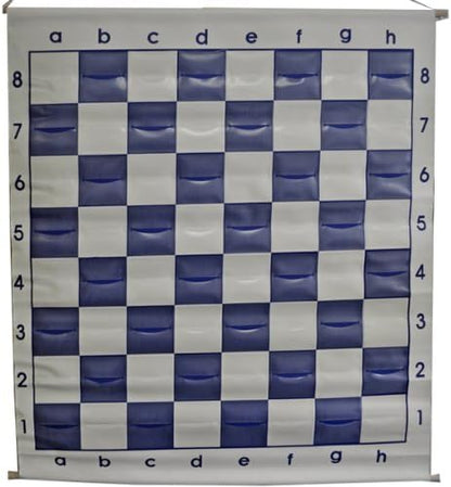 36 Pouch-Style Chess Demonstration Set with Deluxe Carrying Bag - Clear Plastic Pieces