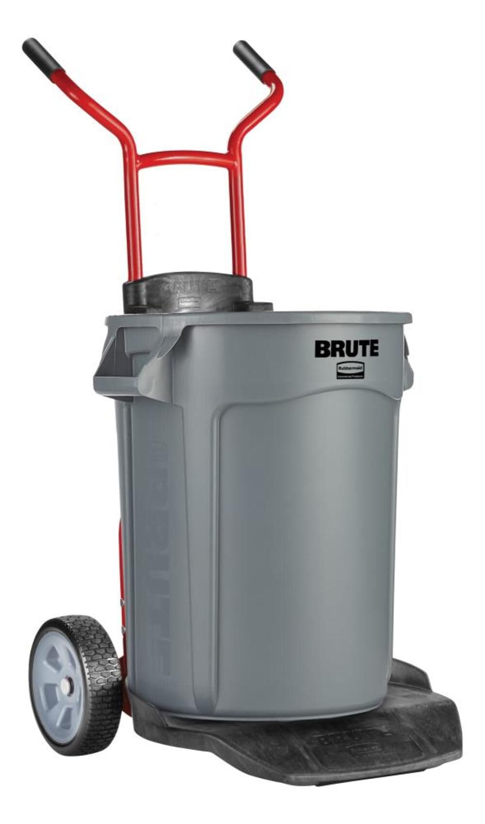 Rubbermaid Commercial Products Brute Construction and Landscape Dolly, 250-Pound Capacity, Red, Heavy Duty Dolly with Wheels
