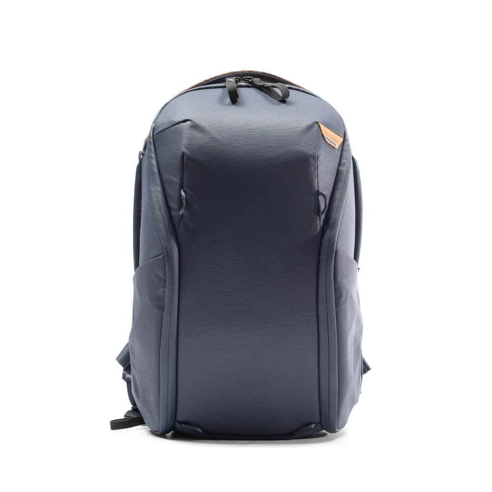 Peak Design Everyday Backpack Zip 20L, Black, 270-Degree Zip, Dual Side Pockets, FlexFold Dividers, Fits 15" Laptop, For Camera Carry, Daily Commutes or Travel, Versatile Backpack for Men and Women