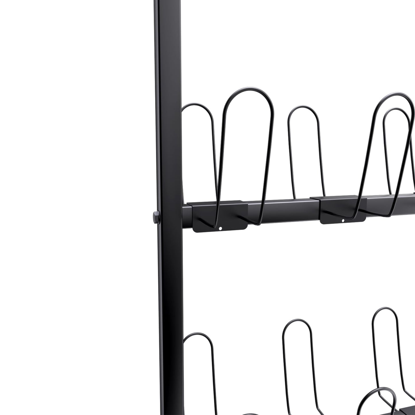 SHZYJBRY Metal Boxing Gloves Drying Rack, Boxing Glove Storage with Universal Wheels to Slide, Metal Boxing Gloves to Dry Out, Holds 20 Pair of Gloves, Black