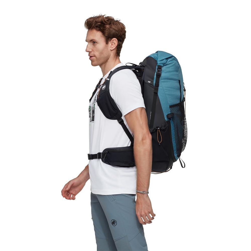 Mammut Ducan 22 – Unisex Outdoor Backpack for Hiking, Running, and Everyday Adventures, Sapphire-Black, 22L
