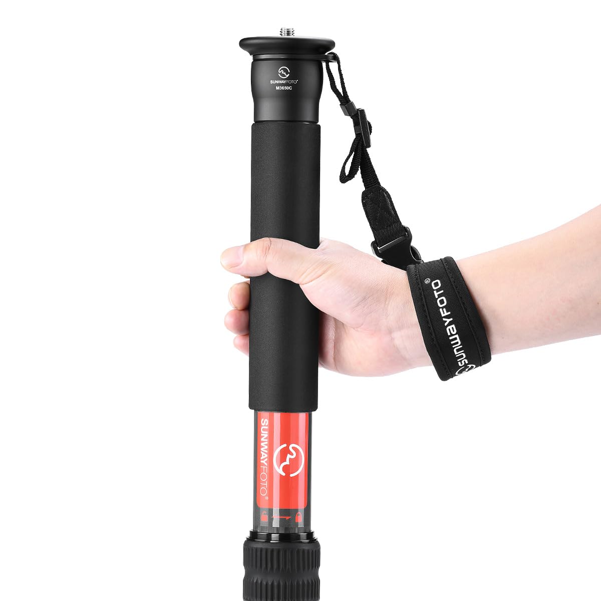 SUNWAYFOTO M3650C CF Monopod 36mm Top Section 10kg 22lb Max Load Carbon Fiber 1/4" / 3/8" Super Portable