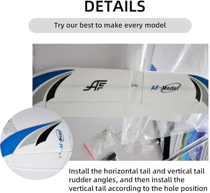 RC Plane Airplane Sky Surfer 1400mm 55inch Wingspan EPO FPV Glider Trainer RC Airplane PNP Version (Red)