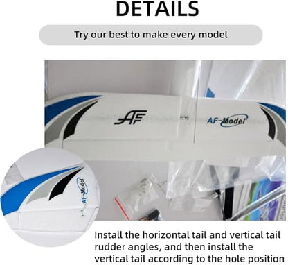 RC Plane Airplane Sky Surfer 1400mm 55inch Wingspan EPO FPV Glider Trainer RC Airplane PNP Version (Red)