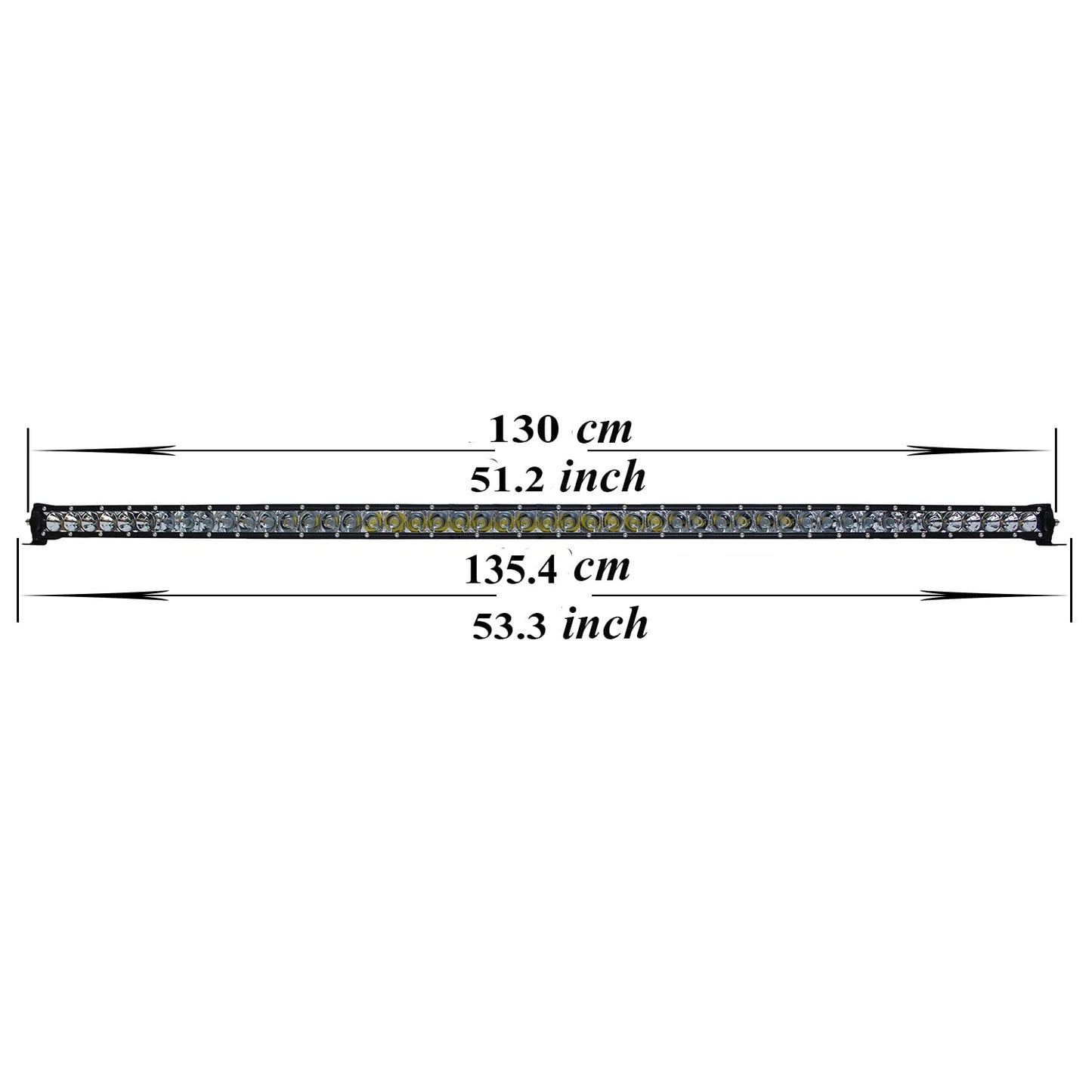 Angel ma 52" Inch 250w Curved LED Bar Spot Flood Combo Light Bar 35000 Lumens Off Road for UTV ATV Truck 4WD Car Truck Tractor Boat RV SUV ATV UTV Pickup Wagon Lamp