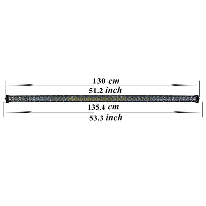 Angel ma 52" Inch 250w Curved LED Bar Spot Flood Combo Light Bar 35000 Lumens Off Road for UTV ATV Truck 4WD Car Truck Tractor Boat RV SUV ATV UTV Pickup Wagon Lamp