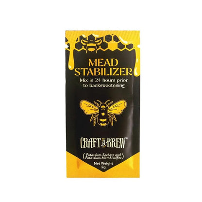 Craft A Brew - Mead Stabilizer - Potassium Sorbate & Potassium Metabisulfite - For At-Home Brewing