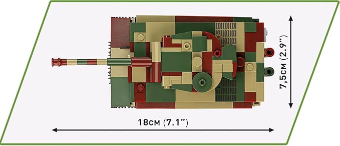 COBI Musee des Blindes Collection Pz.Kpfw. VI Tiger Ausf. E 2-in-1 Building Set 442 Pieces