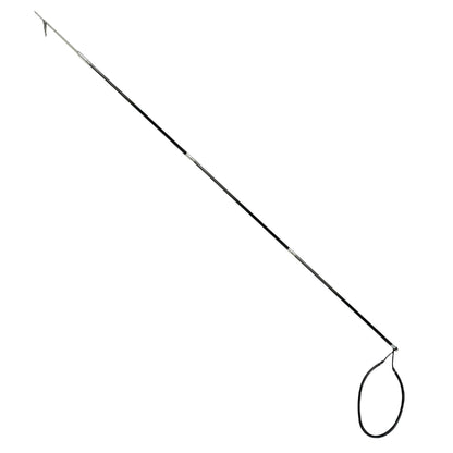 Scuba Choice Carbon Fiber 7' Travel Spearfishing 3-Piece Pole Spear Single Flopper Tip, One Size, Black