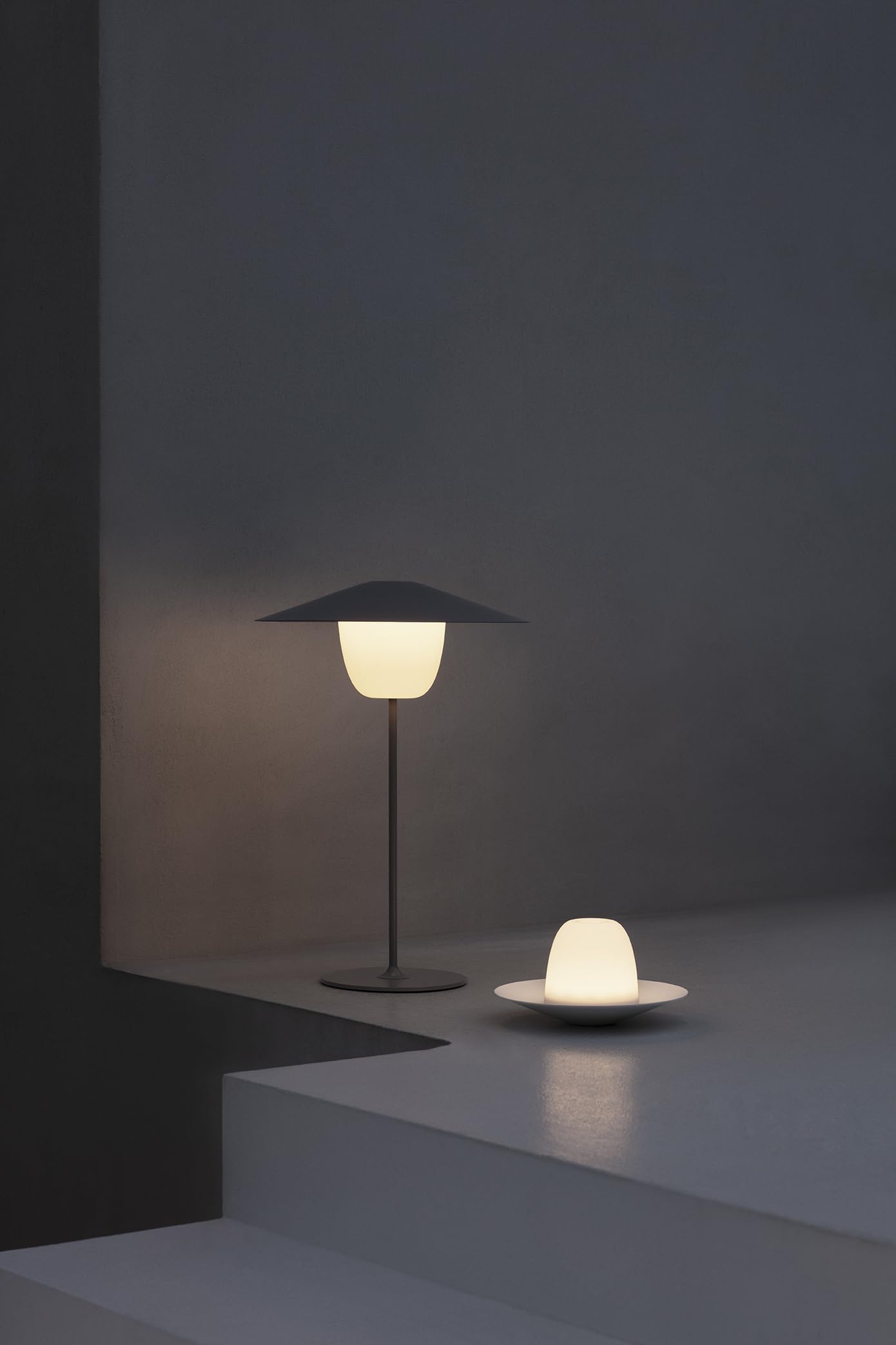 Blomus ANI LAMP 3-in-1 Rechargeable LED Lamp, White