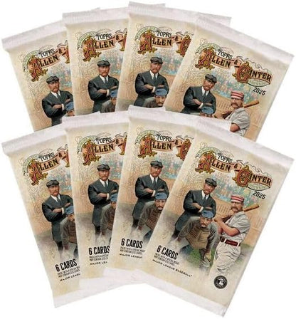 Topps 2025 Allen &amp Ginter Baseball 8-Pack Blaster Value Box