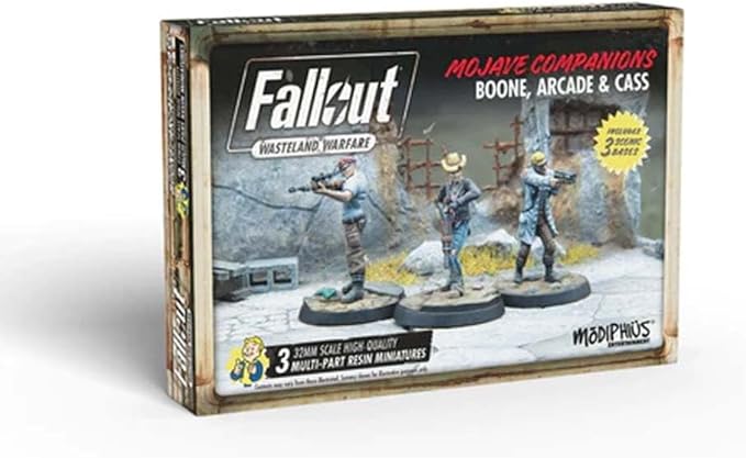 Modiphius Fallout - Wasteland Warfare - Boone Arcade and CassVarious