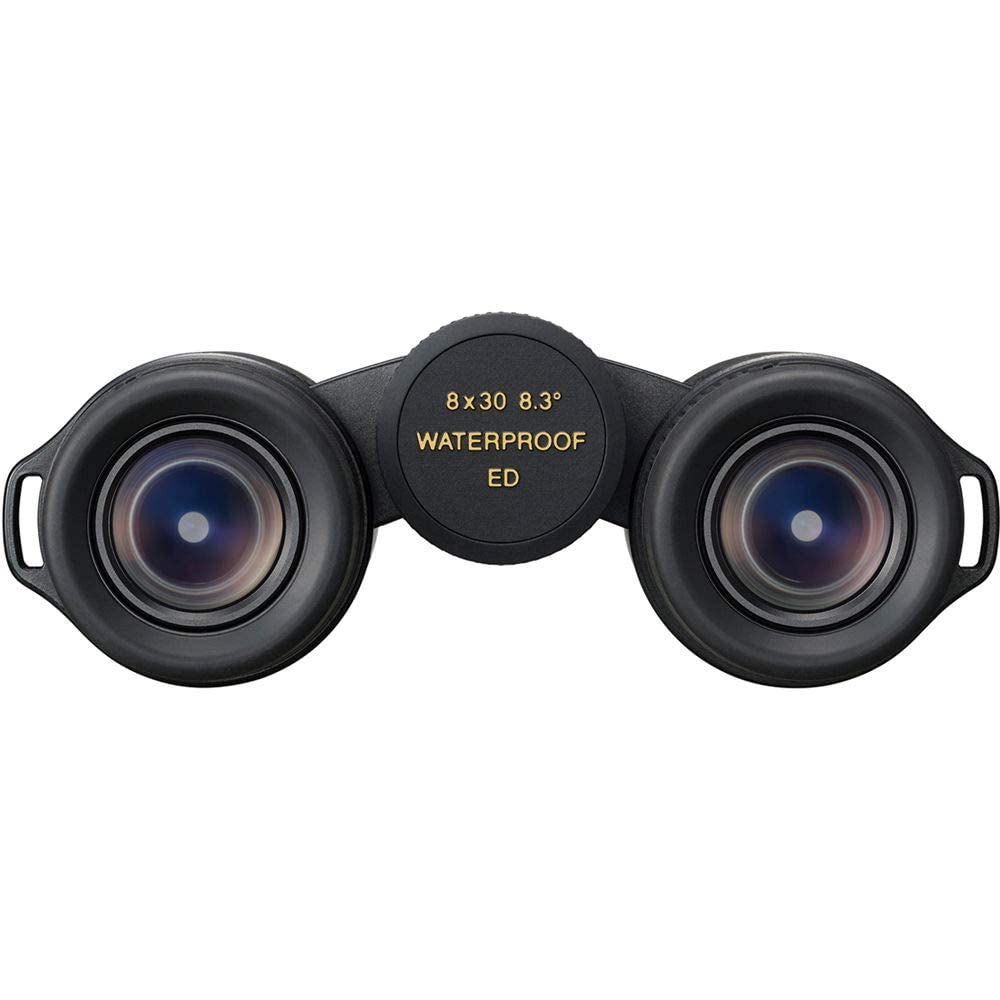 Nikon 8x30 Monarch HG Wide Field of View Binoculars, Black (16575) Bundle with Bino-System Binocular Harness and Nikon Rangefinder Tether