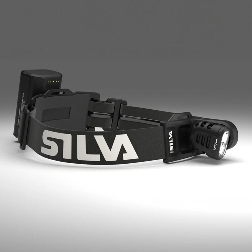 Silva Free S 1200 Lumen Headlamp | Great for Skiing, Trail Running, and Longer Adventures | ISPO Award Winner | Ultralite