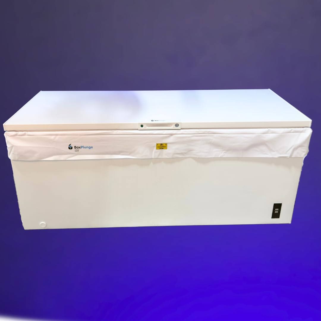 Caplide BoxPlunge Cold Plunge Liner Box 10 and Box19. Chest Freezer 10 cu. ft. or 19cuft to Cold Plunge Liner. Plug and Play. Heavy Duty. Deep Freezer Liner (Box 19 (Large))