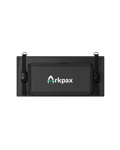 Arkpax 200W Foldable Solar Panel Kit 12-Fold Portable Solar Charger with Adjustable Kickstand IP65 Waterproof for Power Station Camping RV Outdoor Home Emergency Off-Grid Use