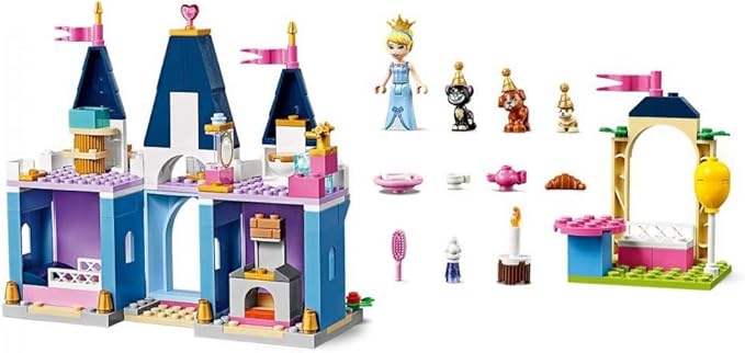 LEGO Disney Cinderella’s Castle Celebration 43178 Creative Building Kit New 2020 (168 Pieces)