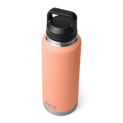 YETI Rambler 46 oz Bottle, Leakproof, Vacuum Insulated, Stainless Steel with Chug Cap, Lowcountry Peach