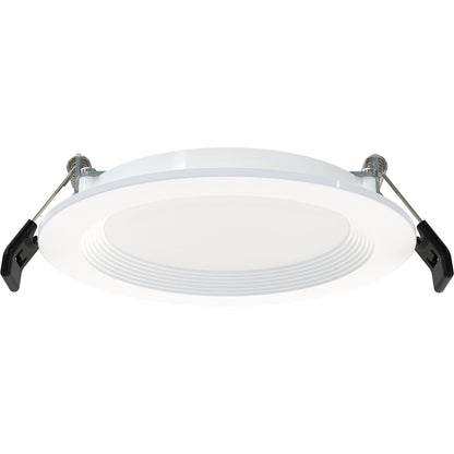 RAB Lighting WFRL-Field-Adjustable Edge-Lit LED Downlight-Canless Wafer Design-Black/White Trim-5CCT Selectable 2700K-5000K-90 CRI-Wet Rated/Dimmable for Modern Ceilings (WFR34-4B/BP - 12 Pack)