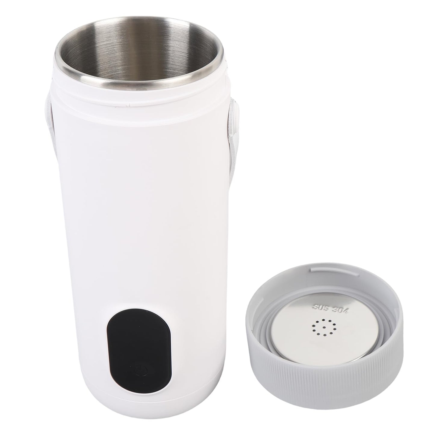 Travel Electric Kettle, 350ML Small Tea Coffee Kettle Mini Hot Water Boiler 27000mAh Rechargeable Portable Water Heater, 12 Hour Insulation