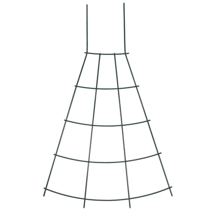 Operitacx Garden Trellis Plant Climbing Rack for Indoor and Outdoor Use, Metal Vine Climbing Support with Fixed Stakes for Potted Plants and Garden Vegetables