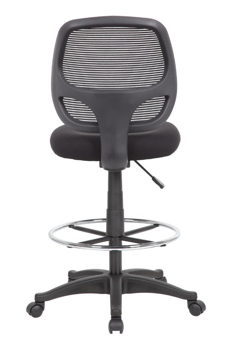 Boss Office Products Commercial Grade Mesh Stool, Black