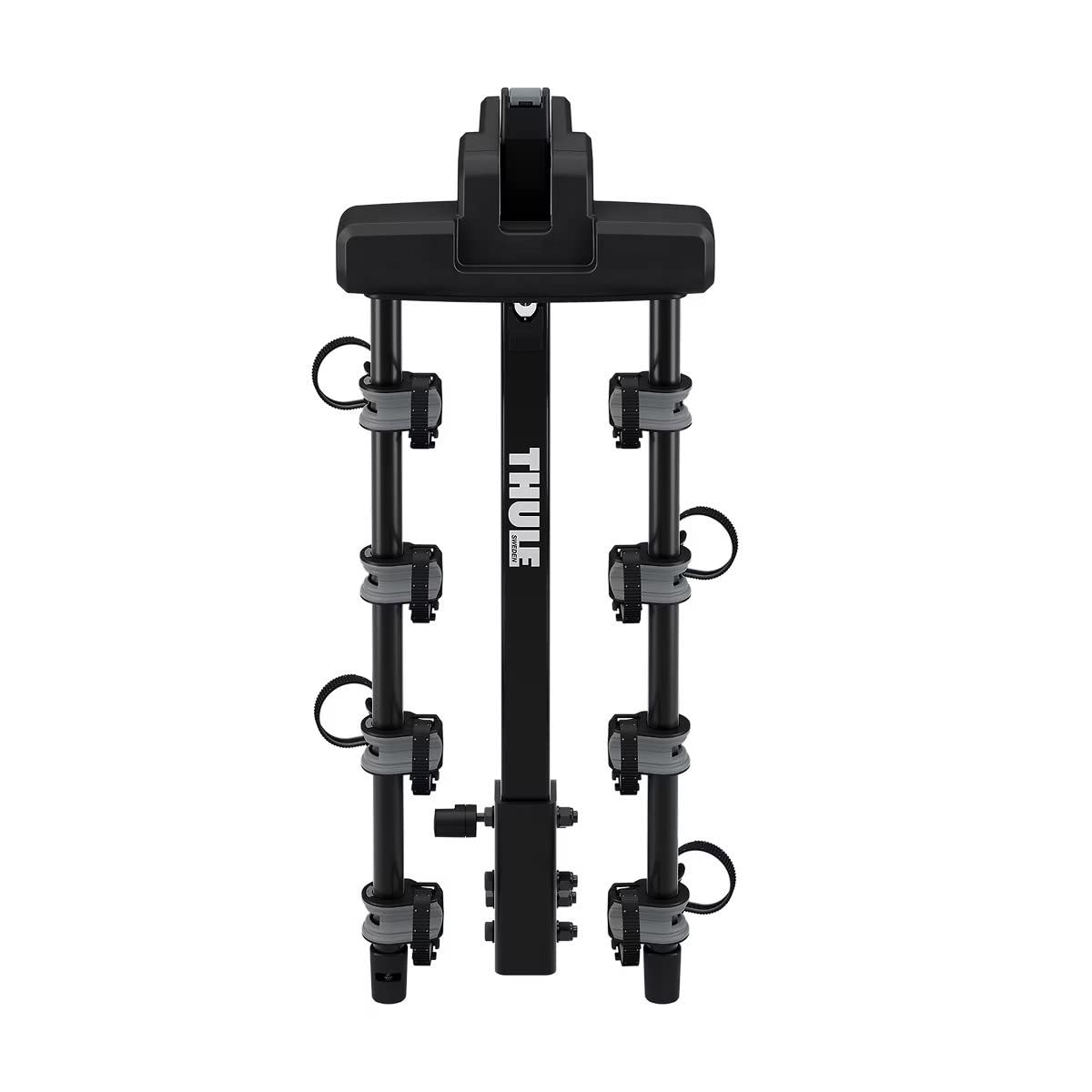 Thule Range Hanging Bike Rack, Designed for RV Travel, Carry 4 Bikes, Integrated Locks Included, Arms fold When not in use